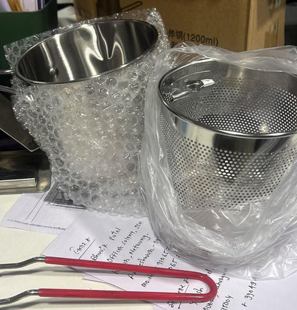 Deep Frying Made easy | Stainless Steel Deep Fryer Pot
