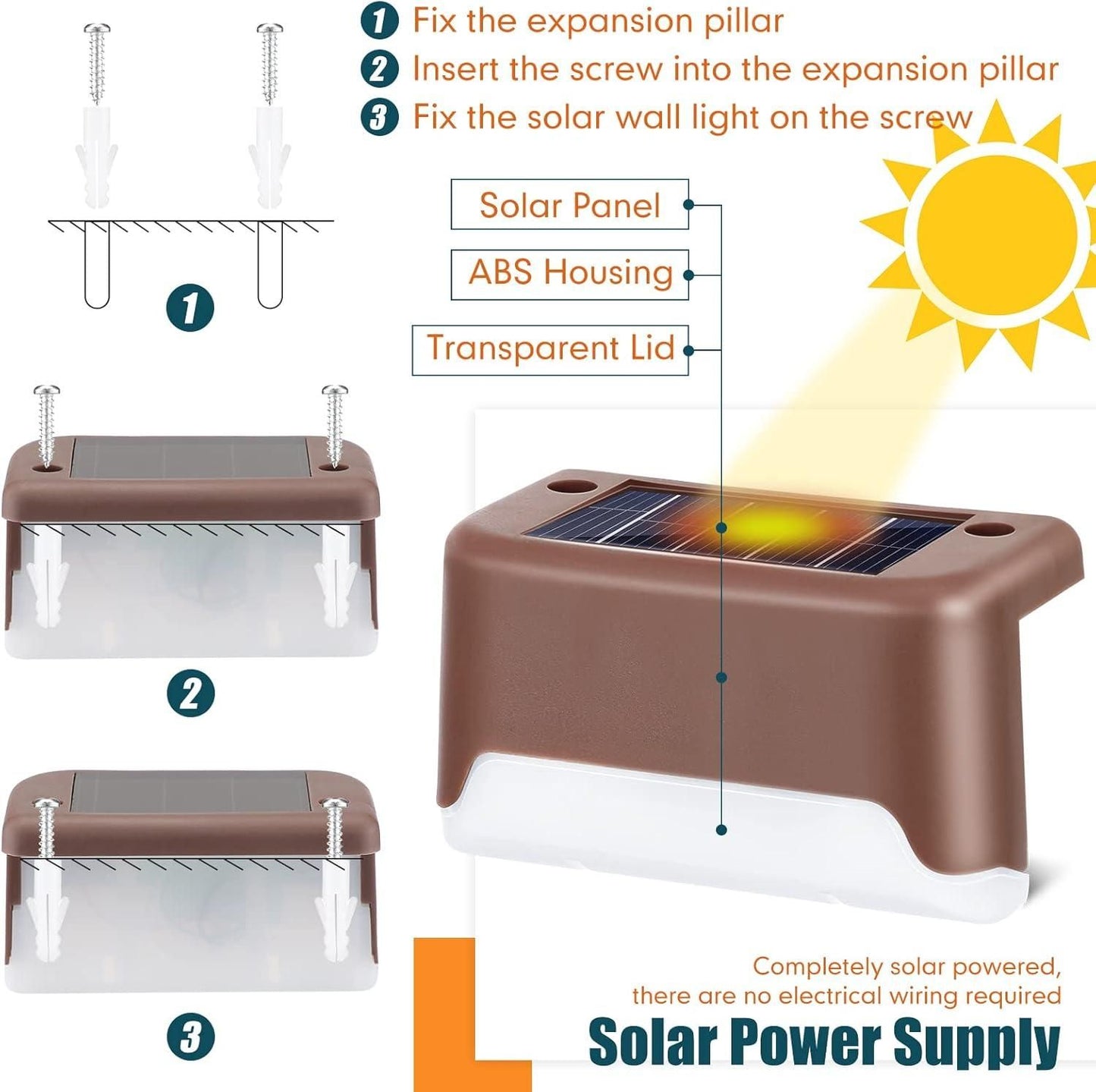 Outdoor Solar Deck Lights