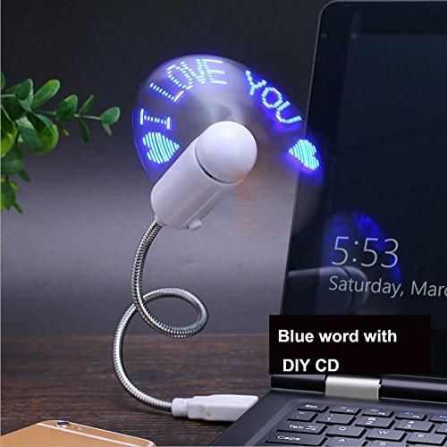 USB LED Fan with Programmable Customized Message