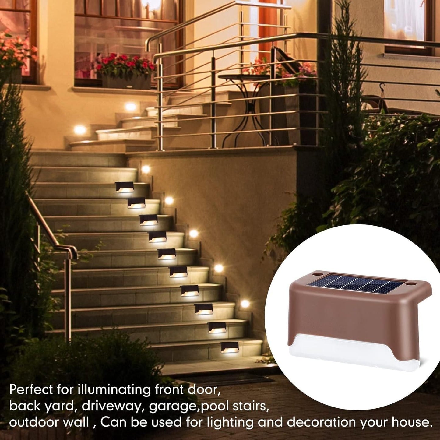 Outdoor Solar Deck Lights